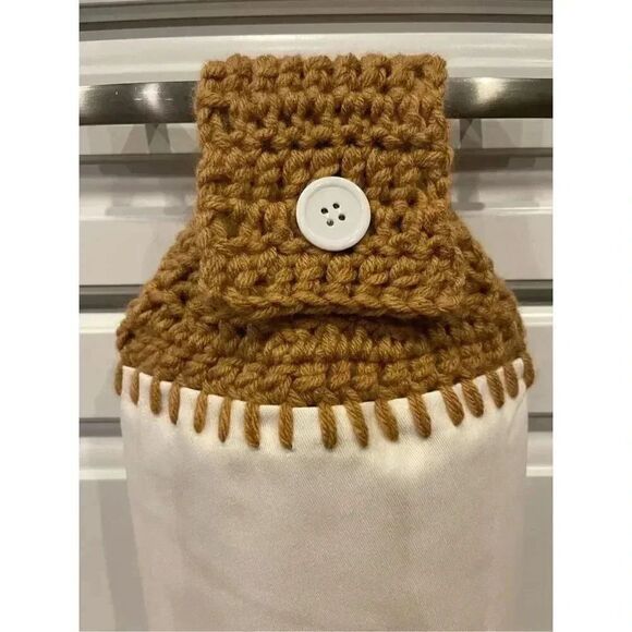 Crochet Top Kitchen Towel- It’s All About The Baste - Picture 2 of 3